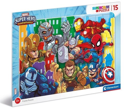 Puzzle ramkowe 15 Super Kolor Superhero
