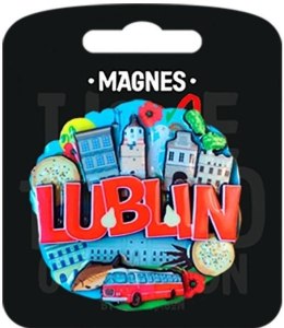 Magnes I love Poland Lublin ILP-MAG-C-LUB-02