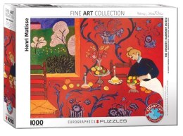 Puzzle 1000 Harmonia w kolorze czerwonym, Matisse