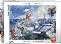 Puzzle 1000 Widok na Paryż, Marc Chagall