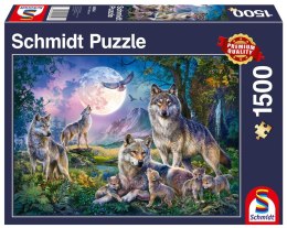 Puzzle PQ 1500 Rodzina wilków G3