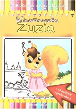 Wiewióreczka Zuzia - kolorowanka