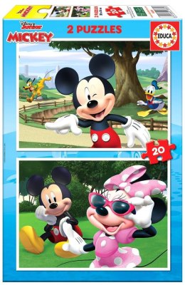 Puzzle 2x20 Myszka Miki i przyjaciele G3