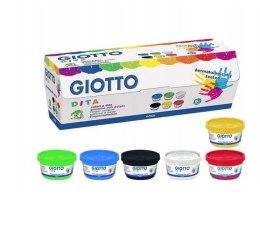 Farby do malowania palcami 6 kolorów GIOTTO