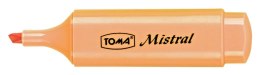 Zakreślacz Mistral Pastel pomarańczowy (10szt)TOMA