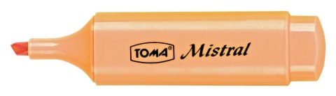 Zakreślacz Mistral Pastel pomarańczowy (10szt)TOMA