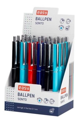 Długopis automatyczny niebieski (24szt) EASY