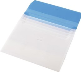 Folder A4 z 5 przegrodami Focus niebieski