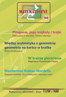 Miniatury matematyczne 59 Pitagoras, jego trójkąty