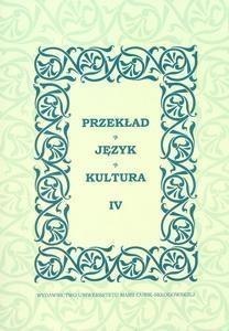 Przekład. Język. Kultura T. 4