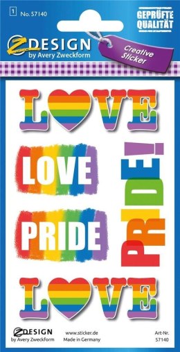 Naklejki do ozdabiania - Pride & Love