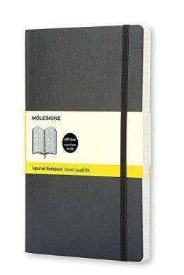 Notes Classic 13x21 kratka - czarny MOLESKINE