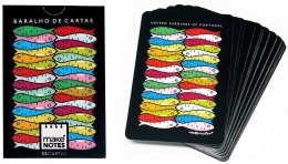 Sardines Karty do gry czarne talia 55 kart