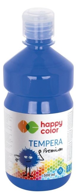 Farba tempera Premium 500ml niebieska HAPPY COLOR