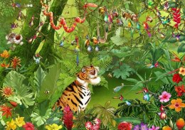Puzzle 2000 Tygrys w dżungli, Ruyer Francois