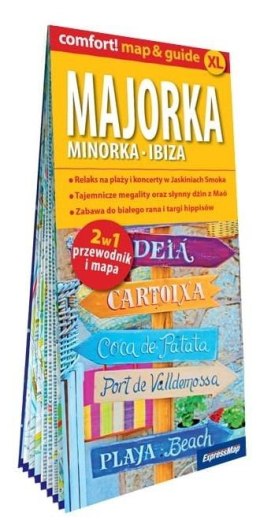 Comfort! map Majorka, Minorka, Ibiza 2w1