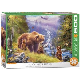 Puzzle 500 Rodzina Grizzly XXL