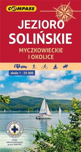 Mapa - Jezioro Solińskie, Myczkowieckie i okolice
