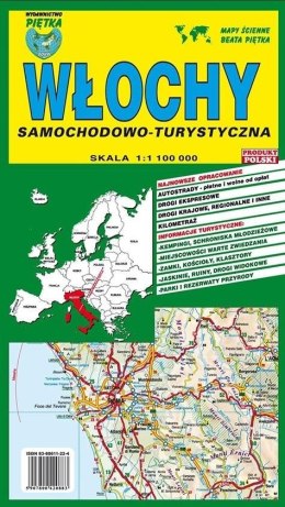 Włochy 1:1 100 000 mapa samochodowa PIĘTKA