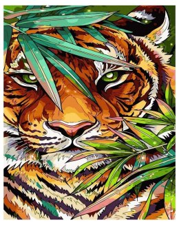 Malowanie po numerach - Tygrys 40x50