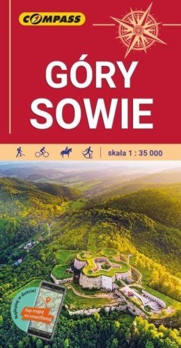 Mapa turystyczna - Góry Sowie 1:35 000