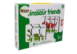 Puzzle edukacyjne dinozaury 10el