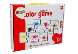 Puzzle edukacyjne kolory 10el