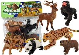 Zestaw zwierząt dzikie zwierzęta 6el