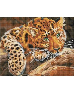 Mozaika diamentowa - Jaguar 40x50cm