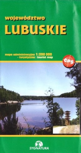 Mapa turystyczna - województwo lubuskie 1:200 000
