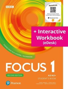Focus 1 2ed SB kod+ebook+MyEnglishLab+Benchmark