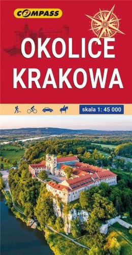 Mapa turystyczna - Okolice Krakowa 1:45 000