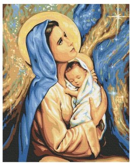 Malowanie po numerach - Matka Boża z dzieckiem