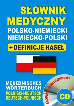 Słownik medyczny polsko-niemiecki niemiecko-pl +CD