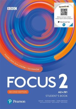 Focus 2 2ed. SB A2+/B1 + online +Benchmark PEARSON