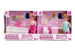 Lalka Natalia w łazience z akcesoriami 11 cm mix