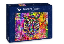 Puzzle 1000 Kolorowy tygrys