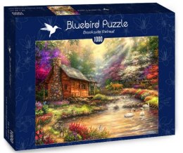 Puzzle 1000 Piękna chata nad potokiem