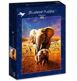 Puzzle 1000 Rodzina słoni