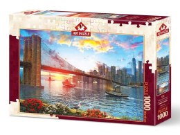 Puzzle 1000 Zachód słońca w Nowym Yorku