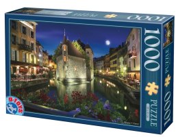 Puzzle 1000 Francja, Annecy nocą