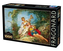 Puzzle 1000 Jean- Honore Fragonard, Zakochani