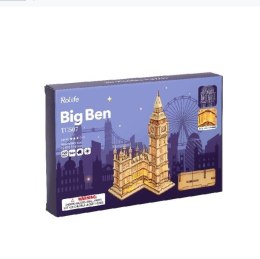 Puzzle drewniane Model 3D - LED Big Ben