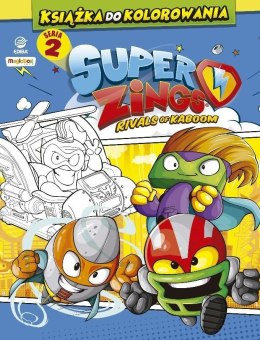 Super Zings - Książka do kolorowania + figurka