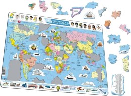 Układanka Mapa Świat polityczna Maxi