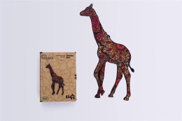 Puzzle drewniane eko 102 Cętkowana żyrafa A3