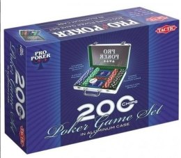 Pro Poker 200 żetonów w aluminiowej walizce
