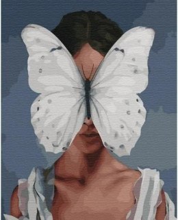 Malowanie po numerach - Dziewczyna-motyl 40x50cm