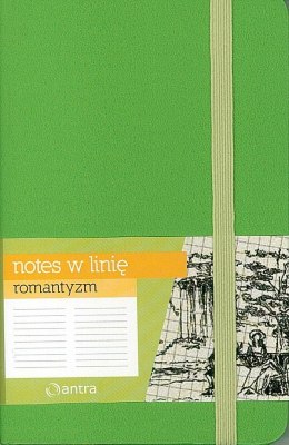 Notes A6 Linia Romantyzm Zielony ANTRA