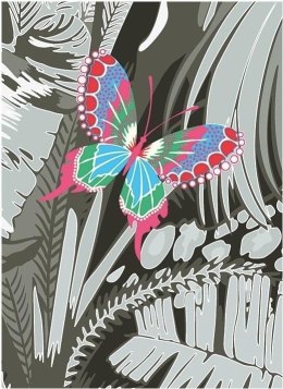 Karnet B6 z kopertą Butterfly